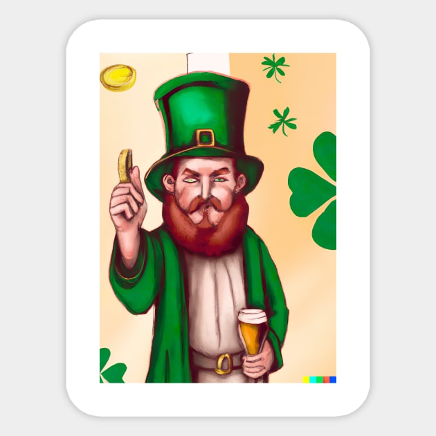 St Patrick Painting Sticker by Eternal Experience